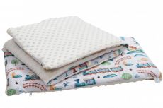Бампер Twins Premium Minky 2030-TM-202Р, ecru/print